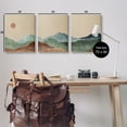 thumbnail image 3 of Stupell Abstract Mountains Landscape Moon Landscape Painting Gallery Wrapped Canvas Print Wall Art, Set of 3, 3 of 7