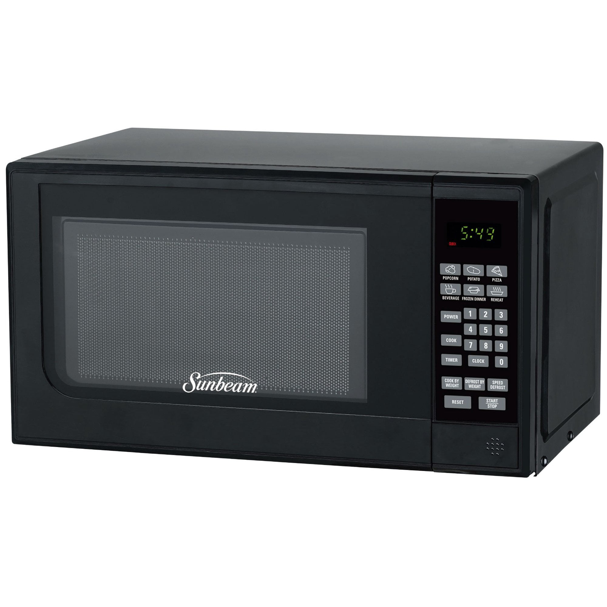 Sunbeam SGC7702 0.7 Cu. Ft. 700 Watts Compact Digital Microwave Oven