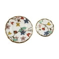 thumbnail image 6 of 30 Piece Miniature Dinnerware Porcelain Tea Set Tableware Cup Plate Colorful Floral Print, 6 of 7