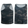 thumbnail image 4 of Raenseen Men's Muscle Tank Top Shirts Workout Sleeveless Camouflage Quick Dry Swim Vest Athletic Gym Army Green XXL, 4 of 9