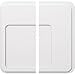 thumbnail image 3 of Ekena Millwork CMP32LN2-01000 32 Po OD x 1 Po ID Carré Lucan Architectural Grade PVC Contemporain Médaillon de Plafond - 2 Pièces, 3 of 3