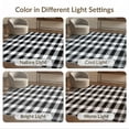 thumbnail image 7 of ODIKA 5'x7' Washable Area Rug Easy Care, Non-Shedding, Pet Friendly, Door Plaid Welcome Farmhouse Bold Gingham Grid Border Front Layered for Small Living Room, Bedroom, 7 of 7