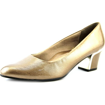Soft Style by Hush Puppies Deanna Women N/S Round Toe Synthetic Bronze Heels