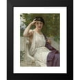 thumbnail image 2 of Guillaume Seignac 14x18 Black Modern Framed Museum Art Print Titled - Happy Thoughts, 2 of 5