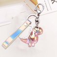 thumbnail image 4 of Sunjoy Tech Key Holder Three-dimensional Electroplating Animal Exquisite Workmanship Polishing Decorate Cute Pendant Cute Cartoon Transparent Dinosaur Keychain Car Accessory, 4 of 8