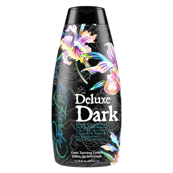 Loción bronceadora Ed Hardy Deluxe Dark con betacaroteno y vitamina C