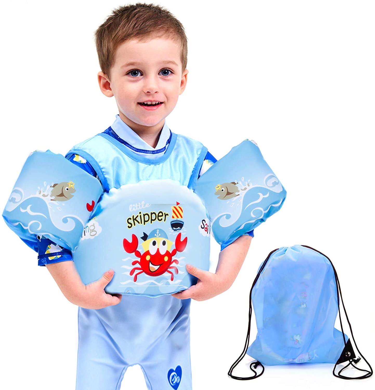Baby Floats for Pool Kids Life Jacket for Toddler Swim Vest & Arm Wing Princess 