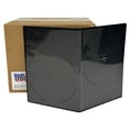 thumbnail image 2 of USDISC DVD Cases Slimline 7mm Premium, Double 2 Disc, Black, Pack Of 50, 2 of 2