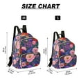 thumbnail image 2 of FORMRS Mini Backpack Purse for Women Quilted Travel Daypack Casual Shoulder Bag, Beautiful Floral Pattern, 2 of 7