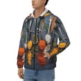 thumbnail image 3 of Kdxio Various Herbs And Spices In Spoons Print Men Hoodies Casual Hoodies for Men with Zip Pockets Full Zip Long Sleeve Sweatshirt Sports Hooded Jacket-Medium, 3 of 5