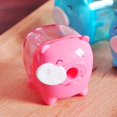thumbnail image 4 of Braveheart Cute Cartoon Pig Pencil Sharpener Manual Mechanical Pencil Sharpener Transparent Candy Colored for Kids, 4 of 7