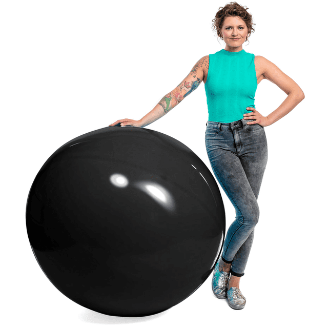 Globos negros de 40 pulgadas Tilco Balloons Globo de Látex Redondo Pack 10 unidades