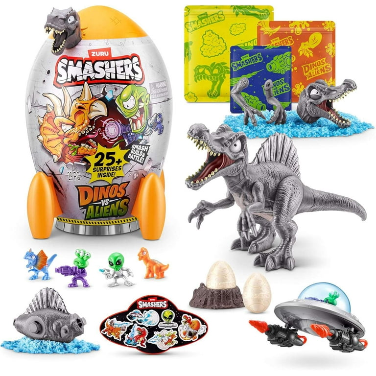 Smashers Dinos vs Aliens Rocket Mystery Pack (Spinosaurus, 25+
