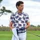 thumbnail image 3 of Balery Boho elephant Camisa Polo de Hombre con Estampado, de Manga Corta y Tejido Medio, Camisa Tipo Golf Polo-Large, 3 of 6
