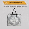 thumbnail image 4 of Bolsa De Viaje Transparente Bolsa De Cosméticos Impermeable Bolsa De Almacenamiento Para Uso En Viajes En El Hogar Eigraketly HA037285-00, 4 of 6