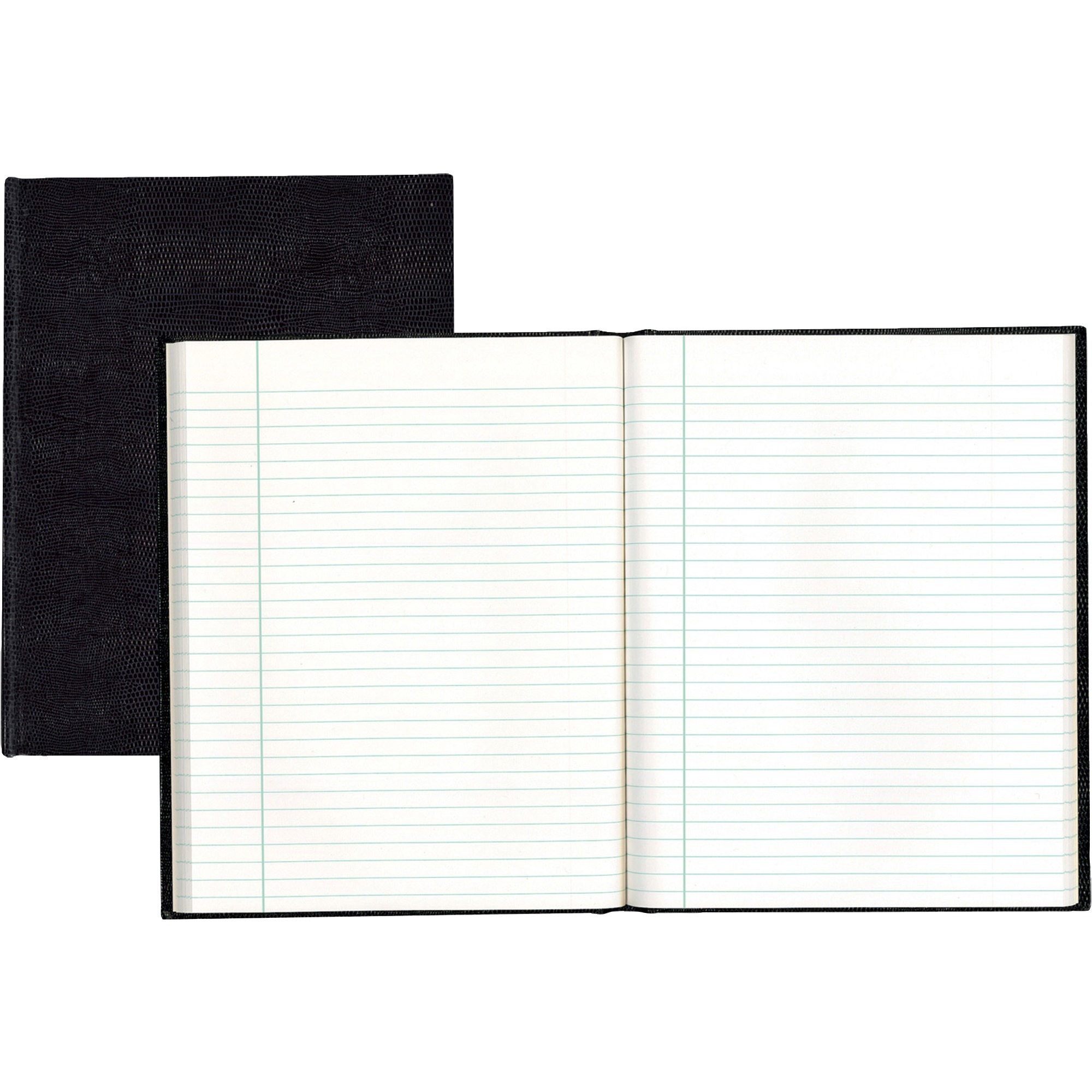 Blueline, REDA7BLK, Hardbound Executive Notebooks, 1 Each