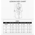 thumbnail image 5 of U2SKIIN Women Long Robes, Lightweight Knit Spa Bathrobe Soft Loungewear,(Dusty Green,M), 5 of 5