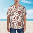 thumbnail image 4 of Haiem Rabbit And Egg Printed Hawaiian Shirt for Men - Men’s Casual Beach Summer Shirts - Stretch Fabric with Modern Fit-Medium, 4 of 9