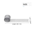 thumbnail image 2 of Uxcell Crepe Paper Streamer 32ft Long 1.37 Inch Wide, Silver Tone 12 Pack, 2 of 5