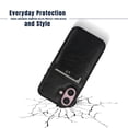 thumbnail image 3 of Entronix Slim Wallet Case for iPhone 17, 6 Slot Card Holder Kickstand Flip Cover, Black, 3 of 6