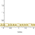 thumbnail image 4 of Primal Gold 10 Karat Yellow Gold 5.35mm Semi-Solid Figaro Chain, 4 of 6