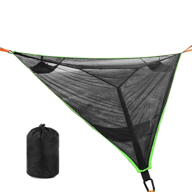 Hamac de Camping Portable Multi-Personnes pour Randonnée Voyage Sac à Dos pour Jardin et Cour