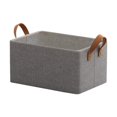 thumbnail image 1 of Large Foldable Storage Box Clothing Basket Space Saving Closet Organizer with, 1 of 9