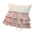 thumbnail image 2 of Funda de almohada Funda de cojín Suministros con lazo Decorativo Elegante Suave Cómodo Con almohada rosa, 2 of 9