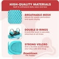 thumbnail image 4 of GFDYREE Step in Dog Harness for Small Dogs No Pull, Medium, Light Blue - Adjustable Harness with Padded Mesh Fabric and Reflective Trim - Buckle Strap Harness for Dogs, 4 of 7