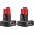 thumbnail image 1 of Milwaukee M12™ REDLITHIUM™ XC Battery Two Pack, 1 of 5