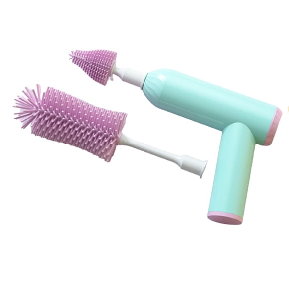 Silicone Electric Baby Bottle Brush Electric Cleaning Brush For Beer Growler Vacuum Mug Cleaning
