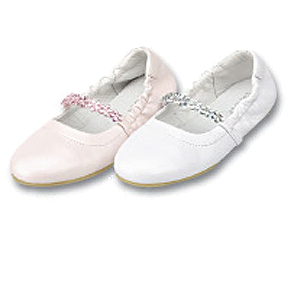 little girl off white dress shoes