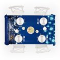 thumbnail image 2 of New Tablecloth Polyester Household Tablecloth Decorative Cloth 3D Digital Printing Waterproof Tablecloth Wood Grain 140x180, 2 of 6