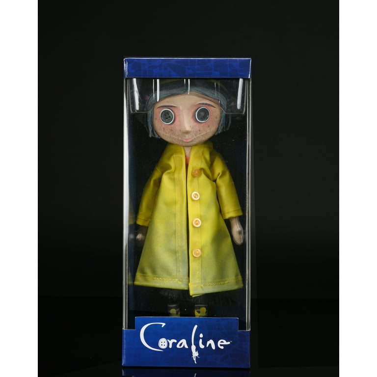 NECA Coraline: Coraline Posable 10-Inch Yarn Hair, Button Eyes