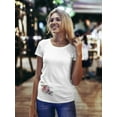 thumbnail image 2 of Cute Spring Rose Flowers T-Shirt Women -Image by Shutterstock, Female Medium, 2 of 4