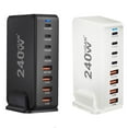 thumbnail image 2 of Station de Charge USB C 240W, GaN Compacte 8 Ports USB C Charge Rapide. L9T0, 2 of 8
