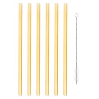 6 Piece Glass Tube Stems - 4 Inch Long 12mm OD 2mm Thick Wall Borosilicate Tubing