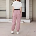 thumbnail image 5 of Mercatoo Toddler Kids Cotton Linen Harem Pants Baby Boys Girls Elastic Long Casual Loose Joggers Bloome𝐫s Summer Cute Baggy Pants, 5 of 6