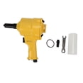 thumbnail image 2 of Pneumatic Rivet Machine, Easy To Carry Comfortable Operation Shockproof Ergonomic Pneumatic Riveter, for Auto Repair Iron Plate Machinery Manufacturing Hardware, 2 of 8