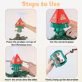 thumbnail image 4 of Gyugmhao Christmas Tree Topper Lighted,Deer and sled Rotating Light and Music Tree top Decoration,Lighted Star Christmas Tree Topper for Christmas Party Holiday Decoration, 4 of 7