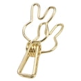 thumbnail image 4 of Metal Binder Clips Multipurpose Hollow Design Strong Spring Clip for Documents Tickets Clothes, 4 of 8