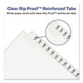 thumbnail image 3 of "Preprinted Legal Exhibit Bottom Tab Index Dividers, Avery Style, 26-Tab, Exhibit 1 To Exhibit 25, 11 X 8.5, White, 1 Set | Bundle of 2 Sets", 3 of 5