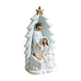 thumbnail image 1 of Jesús Estatua Decoración Religiosa Escultura Nacimiento Ornamento Familia Sagrada Resina Ligera Adecuado para Sala Oficina Regalo Religioso, 1 of 9