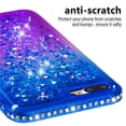 thumbnail image 3 of Mignova iPhone 8 Plus Flash Case, Durable and Cute Colorful Quicksand Series Bling Diamond Flowing Liquid Floating Shockproof Cover case for Apple iPhone 7 Plus / 8 Plus 5.5 inch - Blue+Purple, 3 of 6