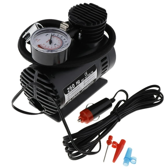 . 300 PSI Car Tire Compressor, Electric Air Compressor with Measuring Device
