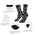 thumbnail image 3 of Honeii Pirate skulls Print Children's Colorful Socks,Unisex Kids and Toddlers' Cushioned Sock,Kids Athletic Crew Socks,for Everyday Wear and Sports, 3 of 5