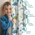 thumbnail image 3 of Blackout Kids Curtains,LightBeige Cartoon Dinosaurs Plants Pattern Childrens Insulated Curtains Set Of 2,Bedroom Essentials,Toddler Room Decor 42"x54", 3 of 5