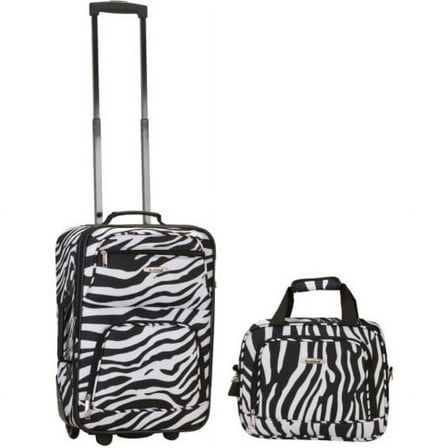 Rockland Fashion Softside Upright 2 Piece Luggage Set F102
