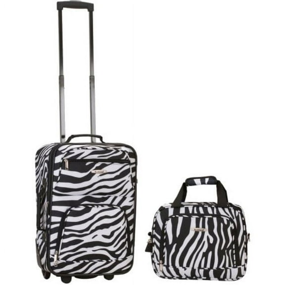 Rockland Fashion Softside Upright 2 Piece Luggage Set F102