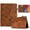 Brown, variant on for iPad Pro 11 Inch (2024/2022/2021/2020/2018 Model), iPad Air 5/4 (10.9-Inch) Case, PU Leather Flip Case with Credit Card Slot Auto Sleep/Wake Kickstand Shockproof Full Body Ptotective, Purple